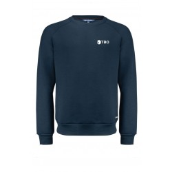 Exklusiv collegetröja rundhals