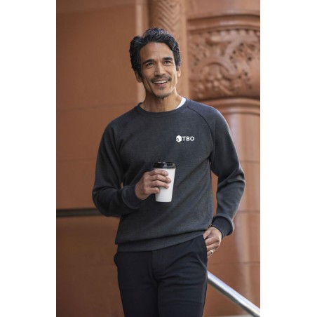 Exklusiv collegetröja rundhals